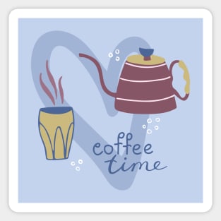 Coffee time Sticker